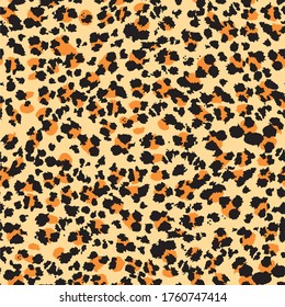pattern design of leopard animal print vector