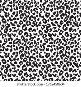 pattern design of leopard animal print vector