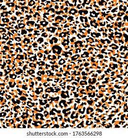 pattern design of leopard animal print vector