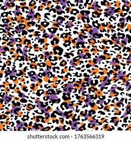 pattern design of leopard animal print vector