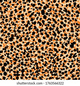 pattern design of leopard animal print vector