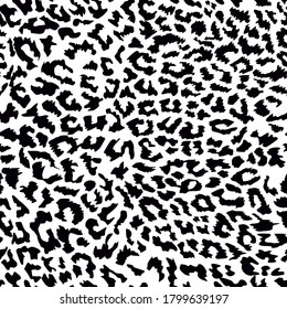 pattern design of leopard animal print vector