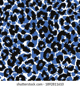 pattern design of leopard animal print vector	