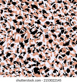 pattern design of leopard animal print vector	