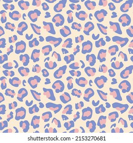 pattern design of leopard animal print vector	