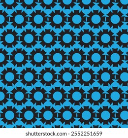 Pattern design made with repetition of geometric shapes