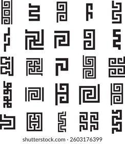 Pattern design on white background 