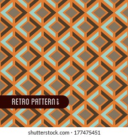 pattern design over  retro  background vector illustration   