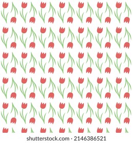 Pattern, design of roses in cartoon modern style, poster in vector for commercial use.