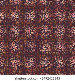 Pattern design. Squares in multiple colors. Rustic red, muted brown, warm gray. Amazing vector illustration.