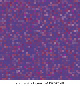 Pattern design. Stacked square frames in multiple colors. Purple, Magenta, Blue, Dark Pink, Lavender. Posh vector illustration.