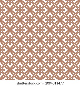 Pattern design template with flower motif. decorative background in flat style