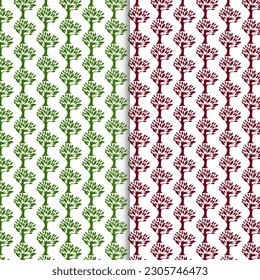 Pattern design template, minimal pattern, geomagnetic, organic line shape, Tropical seamless floral wallpaper pattern on the white background vector illustration