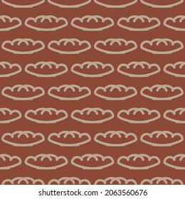 Plantilla de diseño de patrones con motivos de adorno. fondo decorativo de estilo plano. vectores repetidos y sin fisuras para papel de pared, papel de embalaje, embalaje, imprenta, textiles, tela