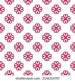 Pattern design template with ornament motif. repeat and seamless textile. decorative graphic in flat style