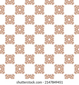 Pattern design template with ornament motif. repeat and seamless textile. decorative graphic in flat style