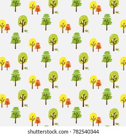 Pattern design trees for spring season