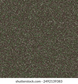 Pattern design. Various geometric shapes in multiple colors. Earthy tones with a hint of green. Fresh vector illustration.