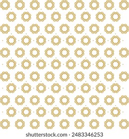 Pattern design vector islamic color in brown soft