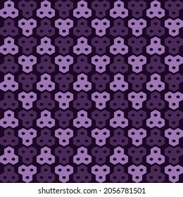 Pattern design vector repetition of triangular hexagon