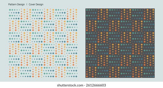 Pattern design where light magnifies, shrinks, and repeats