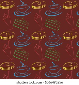 Pattern of dessert.
