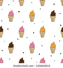 pattern dessert ice cream drawing graphic object 