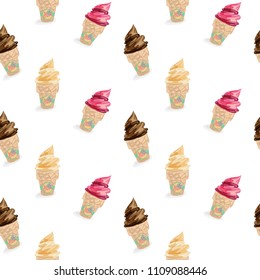 pattern dessert ice cream drawing graphic object 