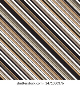 Pattern with diagonal color stripes and outline. Modern geometric background.Vector seamless pattern.