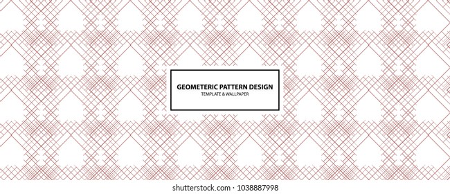 Pattern diagonal lines vector background design.Abstract geometric art woven pattern. Can be used for wallpaper, pattern fills, textile, web page background, surface textures.