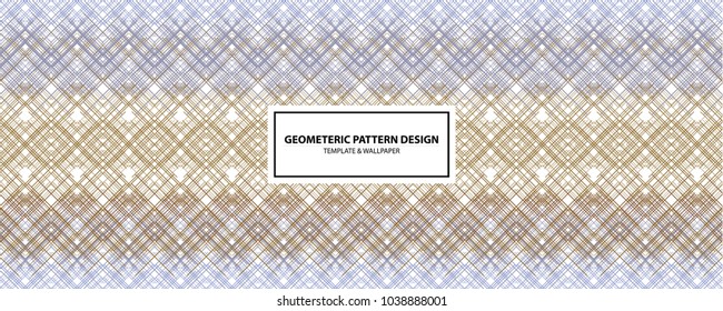 Pattern diagonal lines vector background design.Abstract geometric art woven pattern. Can be used for wallpaper, pattern fills, textile, web page background, surface textures.