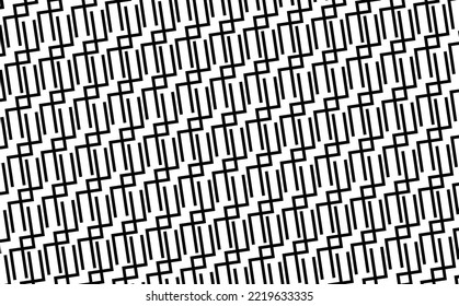 Pattern of diagonal zigzag line pattern. Black and white pattern. Suitable for event, backdrop, background, cover, card, fabric, and banner.