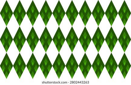 pattern of Diamond green line checkerboard, abstract background with squares grid cross strip seamless repeat pattern, replete patter image design for fabric printing or wallpaper or wrap package print
