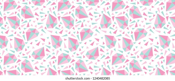 pattern with diamonds and triangles