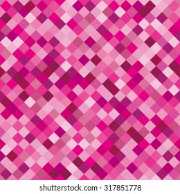 The pattern in different shades of pink squares