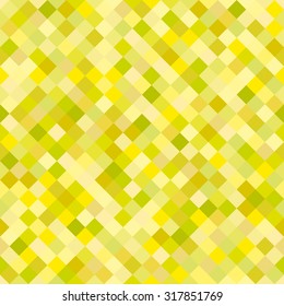 The pattern in different shades of yellow squares