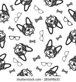 Pattern Dog hipster