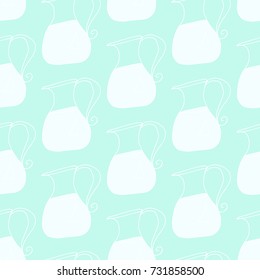 pattern doodle milk vector
