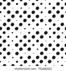 Pattern of dot and black and white color