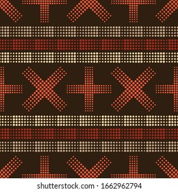 The pattern of dots. Polka dots ornament. Seamless pattern. Vector illustration for web design or print.