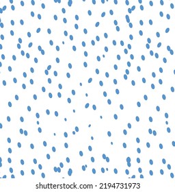 un patrón de puntos dispersos como la lluvia. adecuado para telas, textiles, tejidos y embalajes. Fondo vectorial.