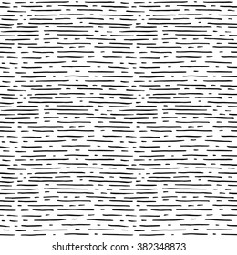 Pattern with dotted lines. Monochrome abstract geometric texture. Vector seamless background.