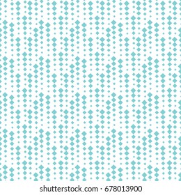 Pattern with dotted lines. Vector seamless background from small different sized shapes. Monochrome abstract geometric ornament.