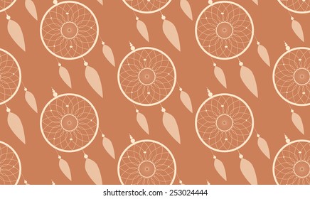 Pattern with Dreamcatcher