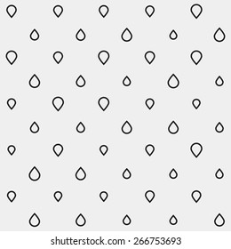 Pattern drops monochrome minimalistic shapes