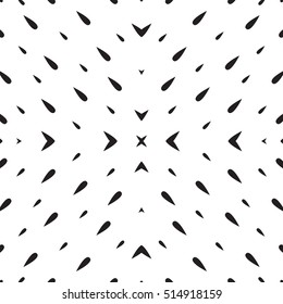 The pattern of drops of rain