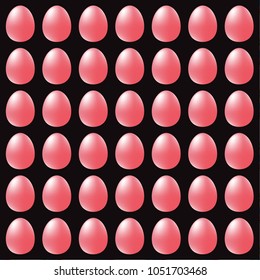 pattern with Easter eggs color. celebration. vector