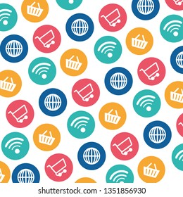 pattern e-commerce isolated icon