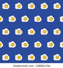 Pattern egg on colour background, Vector