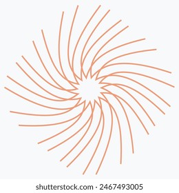 Pattern element on a white background. The vector image can be used as a decoration for fine art.